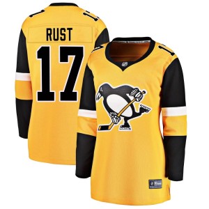 Bryan Rust Women's Fanatics Branded Pittsburgh Penguins Breakaway Gold Alternate Jersey