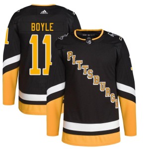 Brian Boyle Youth Adidas Pittsburgh Penguins Authentic Black 2021/22 Alternate Primegreen Pro Player Jersey