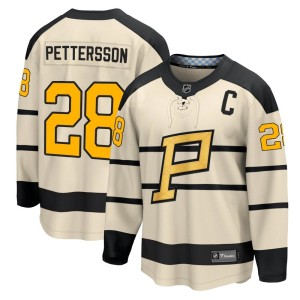 Marcus Pettersson Men's Fanatics Branded Pittsburgh Penguins Cream 2023 Winter Classic Jersey
