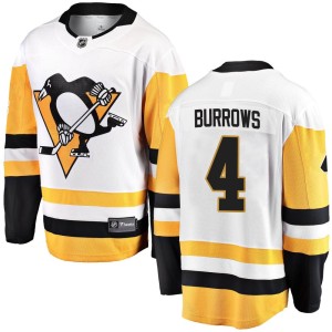 Dave Burrows Youth Fanatics Branded Pittsburgh Penguins Breakaway White Away Jersey