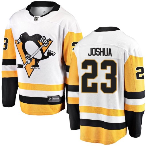 Jagger Joshua Youth Fanatics Branded Pittsburgh Penguins Breakaway White Away Jersey