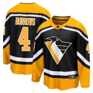 Dave Burrows Men's Fanatics Branded Pittsburgh Penguins Breakaway Black Special Edition 2.0 Jersey
