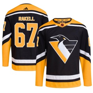 Rickard Rakell Youth Adidas Pittsburgh Penguins Authentic Black Reverse Retro 2.0 Jersey