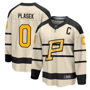 Karel Plasek Youth Fanatics Branded Pittsburgh Penguins Breakaway Cream 2023 Winter Classic Jersey