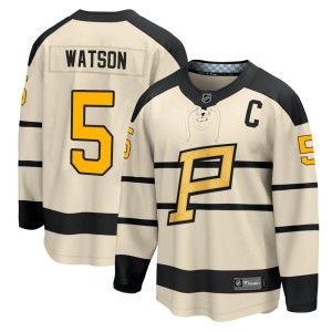 Bryan Watson Youth Fanatics Branded Pittsburgh Penguins Cream 2023 Winter Classic Jersey