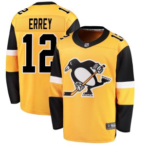 Bob Errey Youth Fanatics Branded Pittsburgh Penguins Breakaway Gold Alternate Jersey