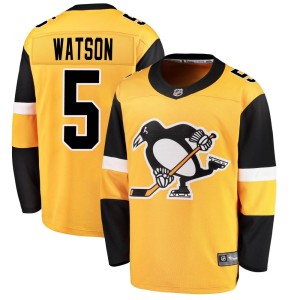 Bryan Watson Youth Fanatics Branded Pittsburgh Penguins Breakaway Gold Alternate Jersey