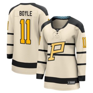 Brian Boyle Women's Fanatics Branded Pittsburgh Penguins Cream 2023 Winter Classic Jersey