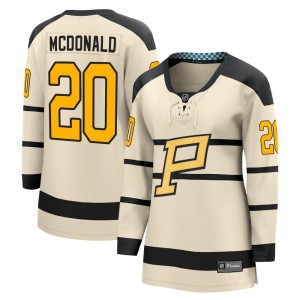 Ab Mcdonald Women's Fanatics Branded Pittsburgh Penguins Cream 2023 Winter Classic Jersey