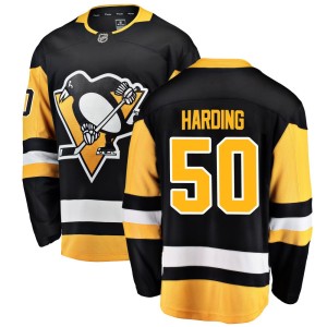 Finn Harding Youth Fanatics Branded Pittsburgh Penguins Breakaway Black Home Jersey