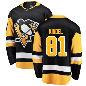 Ben Kindel Youth Fanatics Branded Pittsburgh Penguins Breakaway Black Home Jersey