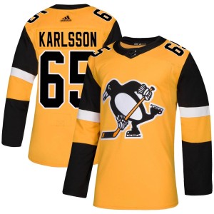Erik Karlsson Youth Adidas Pittsburgh Penguins Authentic Gold Alternate Jersey