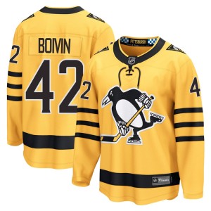 Leo Boivin Men's Fanatics Pittsburgh Penguins Breakaway Gold Alternate 2025 Jersey