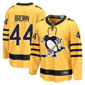 Rob Brown Men's Fanatics Pittsburgh Penguins Breakaway Gold Alternate 2025 Jersey