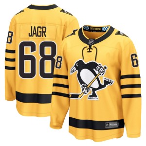Jaromir Jagr Men's Fanatics Pittsburgh Penguins Breakaway Gold Alternate 2025 Jersey