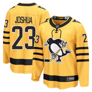 Jagger Joshua Men's Fanatics Pittsburgh Penguins Breakaway Gold Alternate 2025 Jersey
