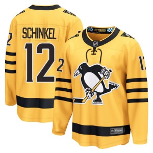 Ken Schinkel Men's Fanatics Pittsburgh Penguins Breakaway Gold Alternate 2025 Jersey
