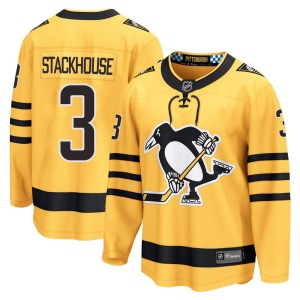 Ron Stackhouse Men's Fanatics Pittsburgh Penguins Breakaway Gold Alternate 2025 Jersey