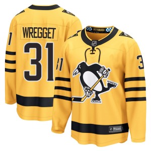 Ken Wregget Men's Fanatics Pittsburgh Penguins Breakaway Gold Alternate 2025 Jersey
