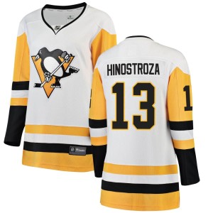 Vinnie Hinostroza Women's Fanatics Branded Pittsburgh Penguins Breakaway White Away Jersey