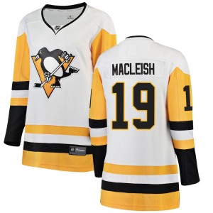 Rick Macleish Women's Fanatics Branded Pittsburgh Penguins Breakaway White Away Jersey