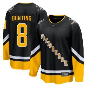 Michael Bunting Youth Fanatics Branded Pittsburgh Penguins Premier Black 2021/22 Alternate Breakaway Player Jersey