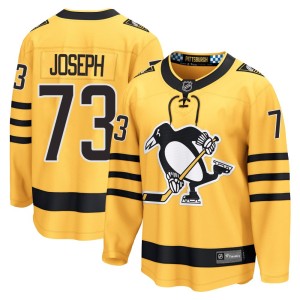 P.O Joseph Youth Fanatics Pittsburgh Penguins Breakaway Gold Alternate 2025 Jersey
