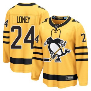 Troy Loney Youth Fanatics Pittsburgh Penguins Breakaway Gold Alternate 2025 Jersey