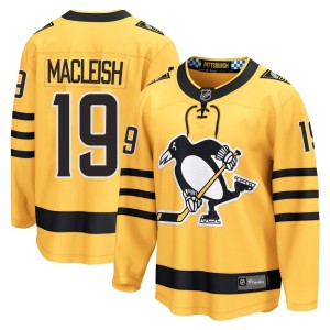 Rick Macleish Youth Fanatics Pittsburgh Penguins Breakaway Gold Alternate 2025 Jersey