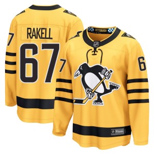 Rickard Rakell Youth Fanatics Pittsburgh Penguins Breakaway Gold Alternate 2025 Jersey