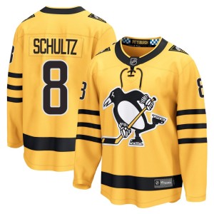 Dave Schultz Youth Fanatics Pittsburgh Penguins Breakaway Gold Alternate 2025 Jersey