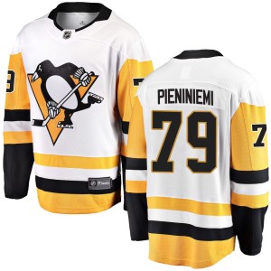 Emil Pieniniemi Men's Fanatics Branded Pittsburgh Penguins Breakaway White Away Jersey