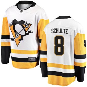 Dave Schultz Men's Fanatics Branded Pittsburgh Penguins Breakaway White Away Jersey