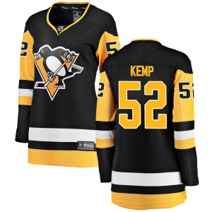 Philip Kemp Women's Fanatics Branded Pittsburgh Penguins Breakaway Black Home Jersey