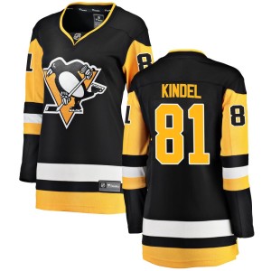 Ben Kindel Women's Fanatics Branded Pittsburgh Penguins Breakaway Black Home Jersey
