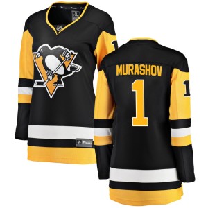 Sergei Murashov Women's Fanatics Branded Pittsburgh Penguins Breakaway Black Home Jersey