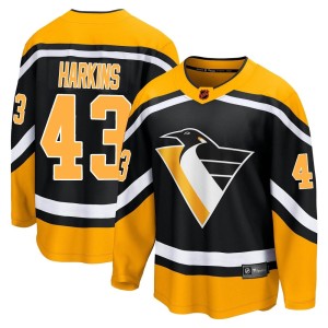 Jansen Harkins Youth Fanatics Branded Pittsburgh Penguins Breakaway Black Special Edition 2.0 Jersey