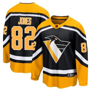 Caleb Jones Youth Fanatics Branded Pittsburgh Penguins Breakaway Black Special Edition 2.0 Jersey