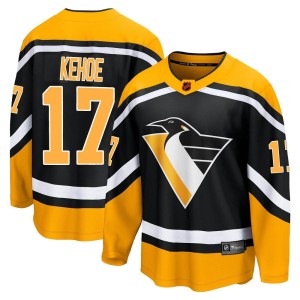 Rick Kehoe Youth Fanatics Branded Pittsburgh Penguins Breakaway Black Special Edition 2.0 Jersey