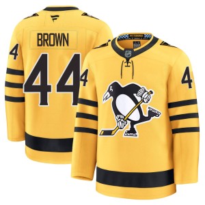 Rob Brown Youth Fanatics Pittsburgh Penguins Premium Gold Alternate 2025 Jersey