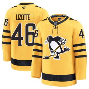 Blake Lizotte Youth Fanatics Pittsburgh Penguins Premium Gold Alternate 2025 Jersey