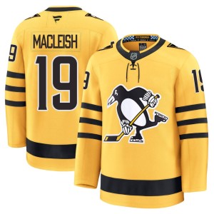 Rick Macleish Youth Fanatics Pittsburgh Penguins Premium Gold Alternate 2025 Jersey
