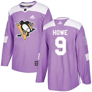 Tanner Howe Youth Adidas Pittsburgh Penguins Authentic Purple Fights Cancer Practice Jersey
