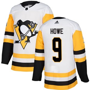 Tanner Howe Men's Adidas Pittsburgh Penguins Authentic White Away Jersey
