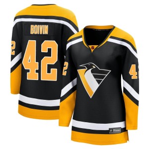 Leo Boivin Women's Fanatics Branded Pittsburgh Penguins Breakaway Black Special Edition 2.0 Jersey