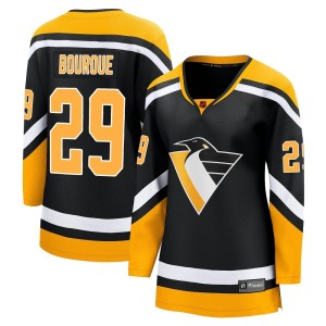Phil Bourque Women's Fanatics Branded Pittsburgh Penguins Breakaway Black Special Edition 2.0 Jersey