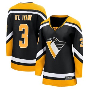 Jack St. Ivany Women's Fanatics Branded Pittsburgh Penguins Breakaway Black Special Edition 2.0 Jersey