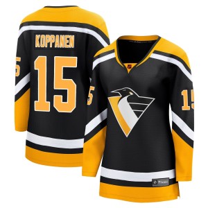 Joona Koppanen Women's Fanatics Branded Pittsburgh Penguins Breakaway Black Special Edition 2.0 Jersey