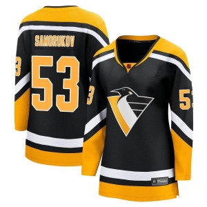 Dmitri Samorukov Women's Fanatics Branded Pittsburgh Penguins Breakaway Black Special Edition 2.0 Jersey
