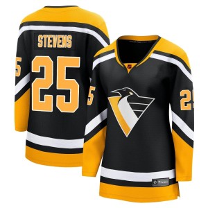 Kevin Stevens Women's Fanatics Branded Pittsburgh Penguins Breakaway Black Special Edition 2.0 Jersey